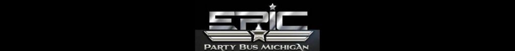 EPIC PARTY BUS LOGO white lake michigan